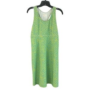 Green Floral Sleeveless Dress